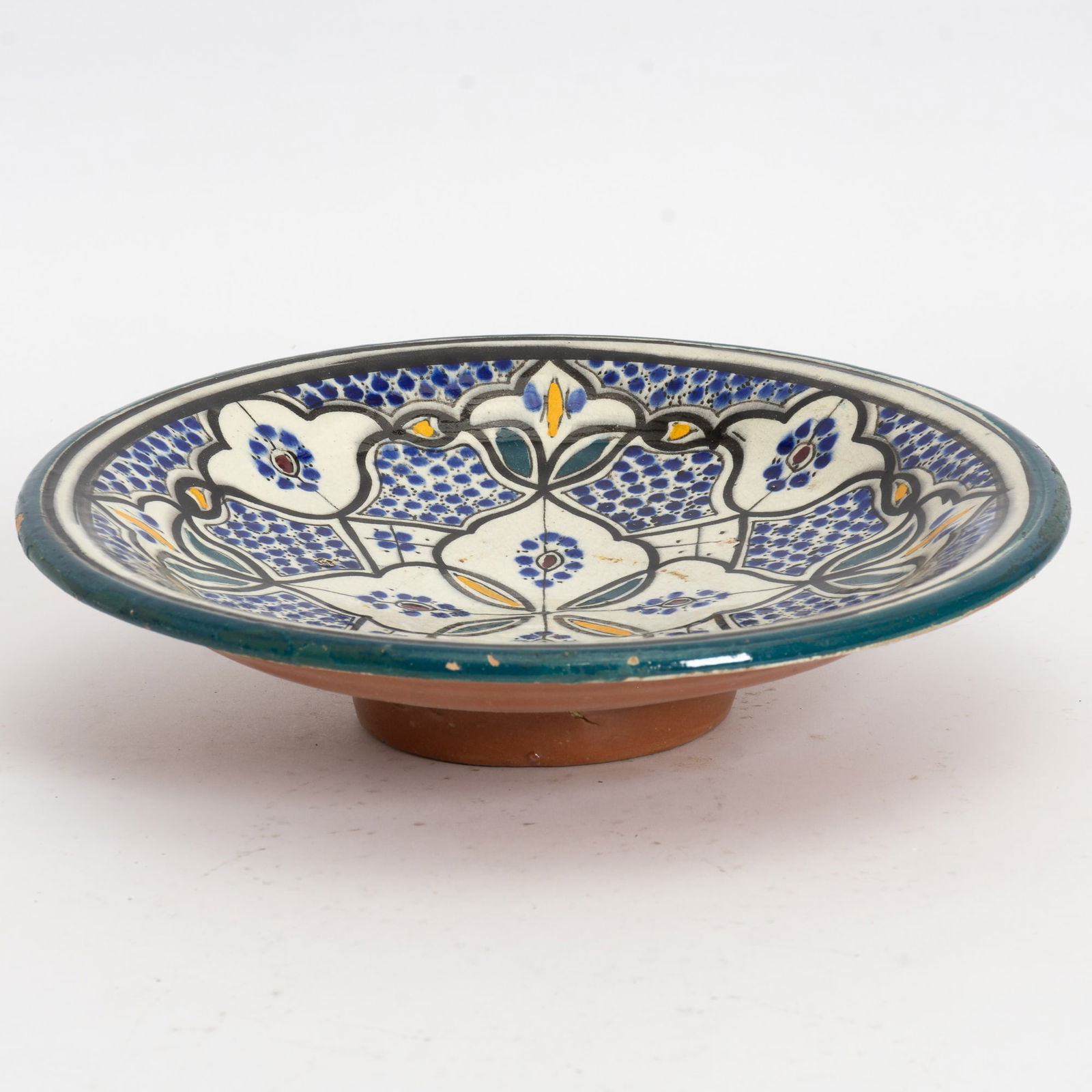 Middle Eastern Glazed Ceramic Dish - 4