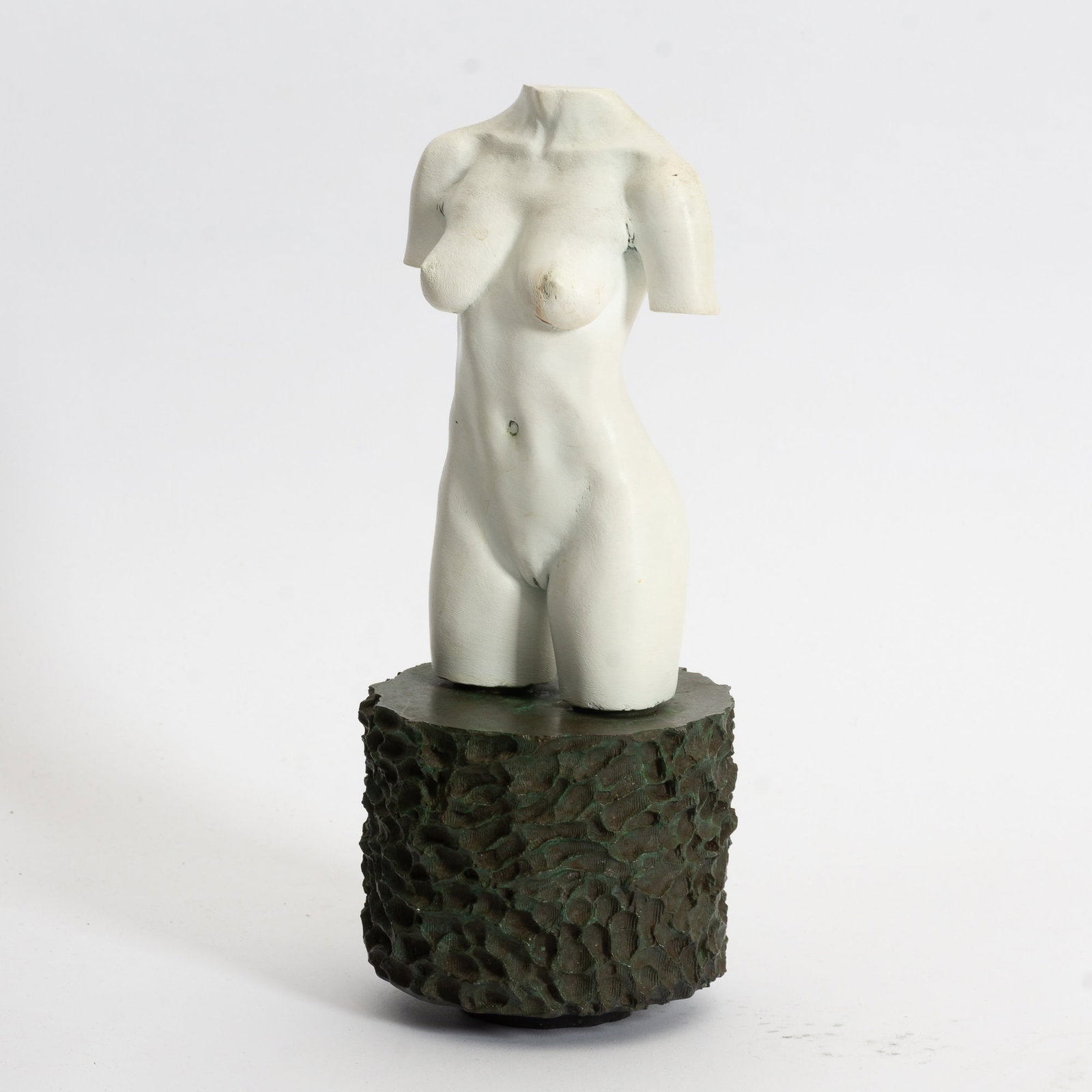 Robert Graham: MOCA TorsoInscribed Valentino on the bottom of the base Bronze (11 1/4" h x 4 1/4" dia)