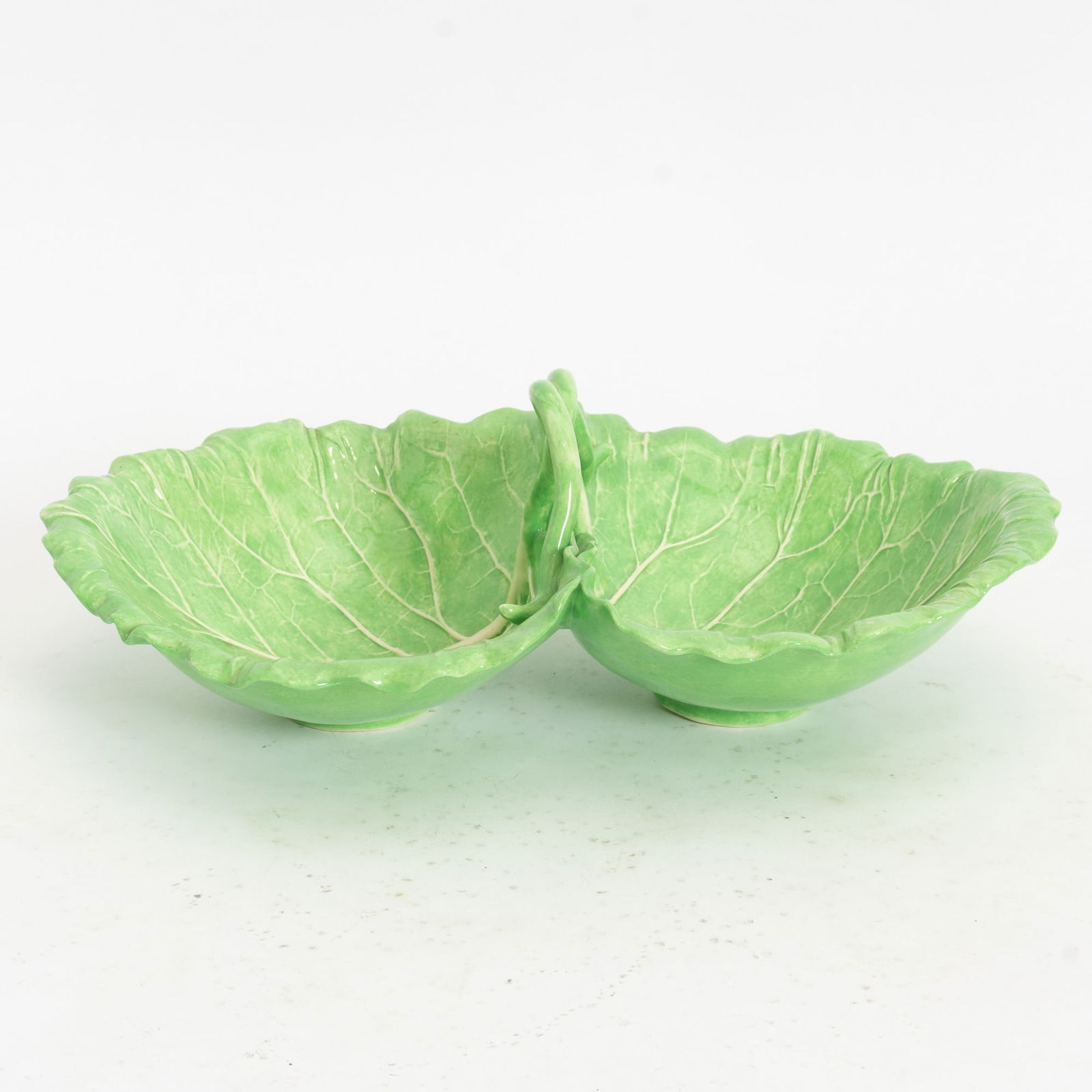 Dodie Thayer Lettuce Ware Dual Compartment Bowl - 3