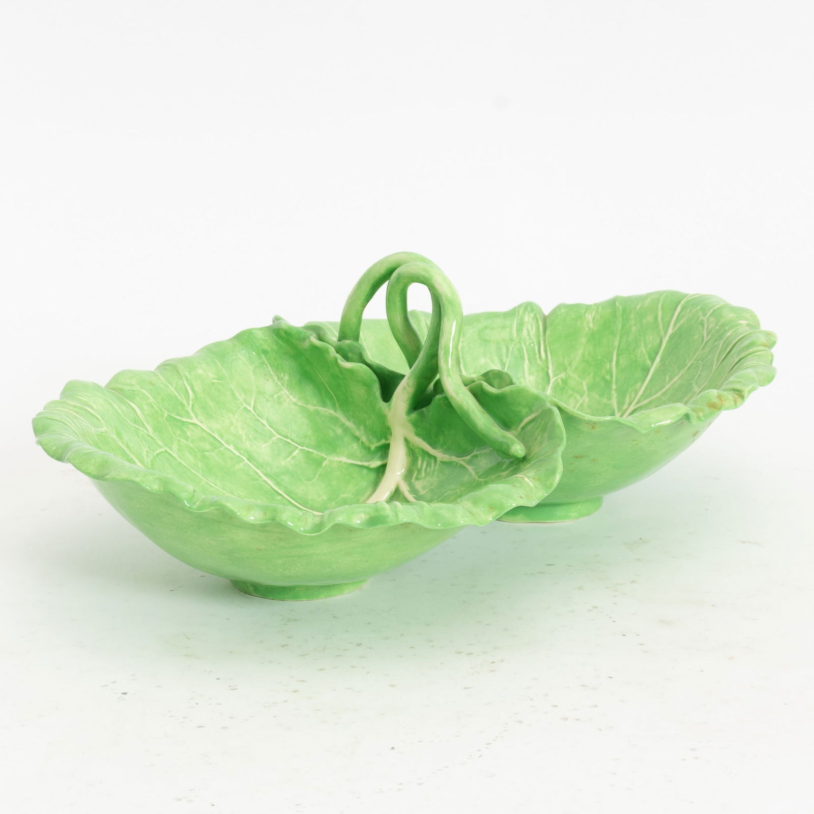 Dodie Thayer Lettuce Ware Dual Compartment Bowl - 4