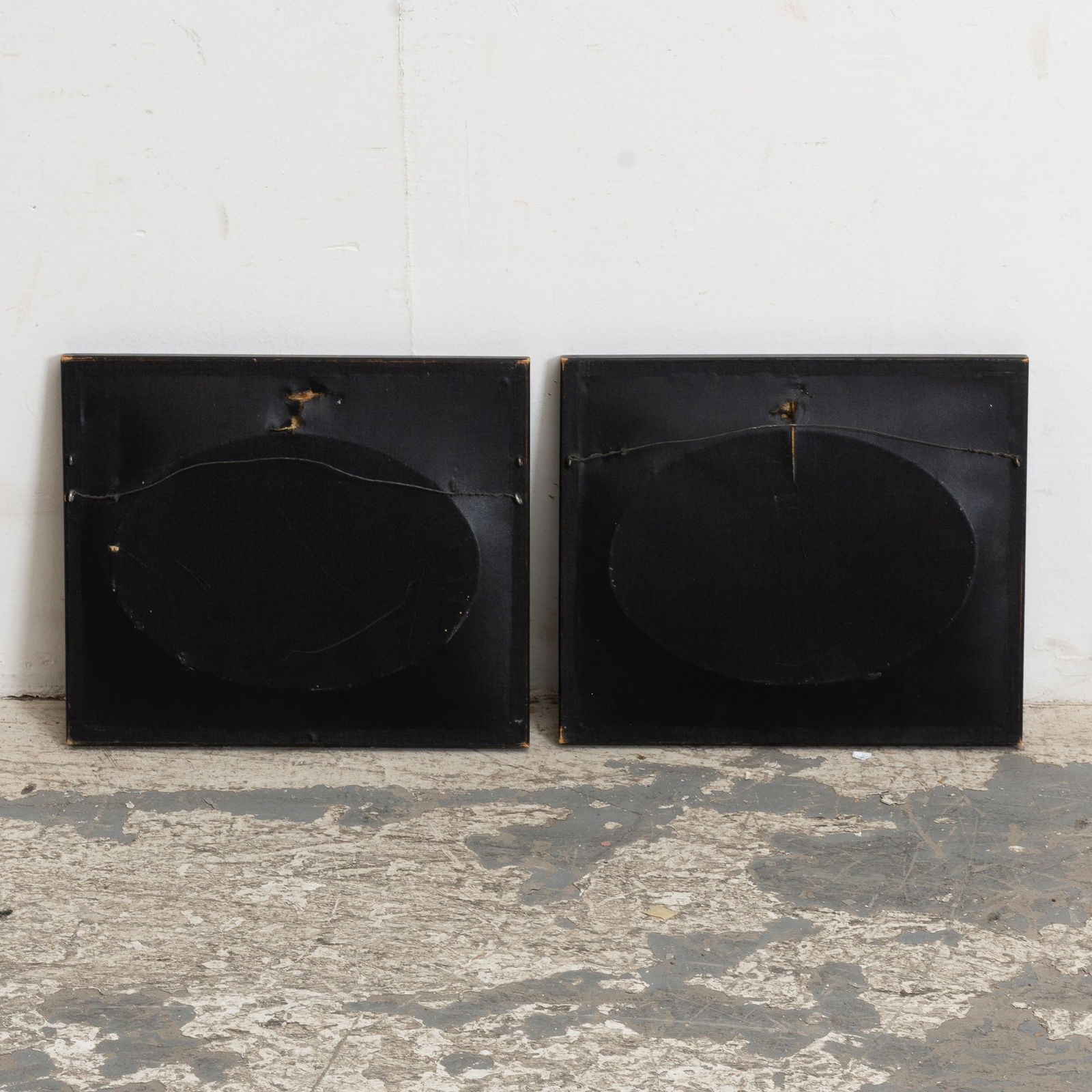 Two Framed Ceramic Oval Plates - 6