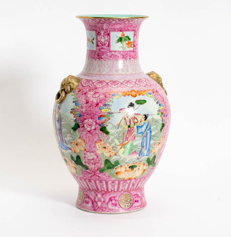 Chinese Enameled Porcelain Vase (1 of 5)