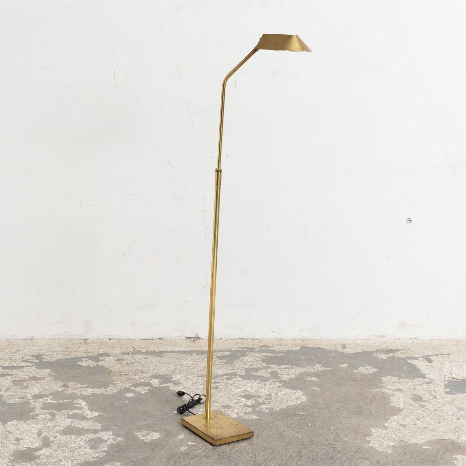Brass Swing-Arm Floor Lamp (1 of 5)