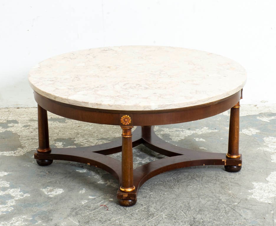 Marble Top Low Table - 5