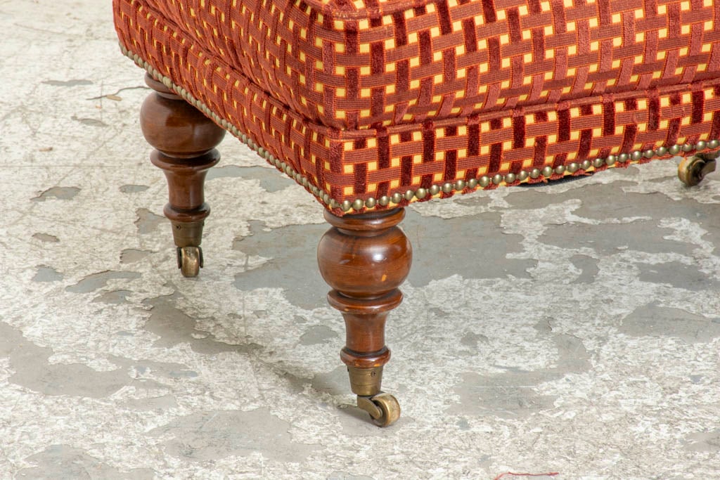 Two Upholstered Ottomans - 2
