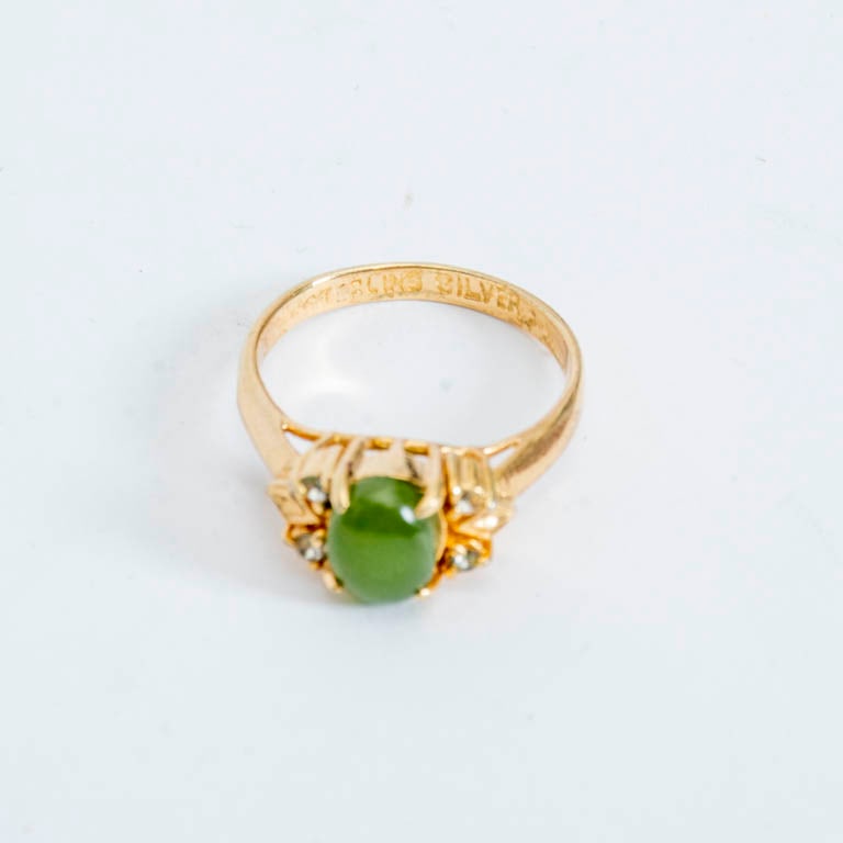 Gold Plated Sterling Silver Ring - 5