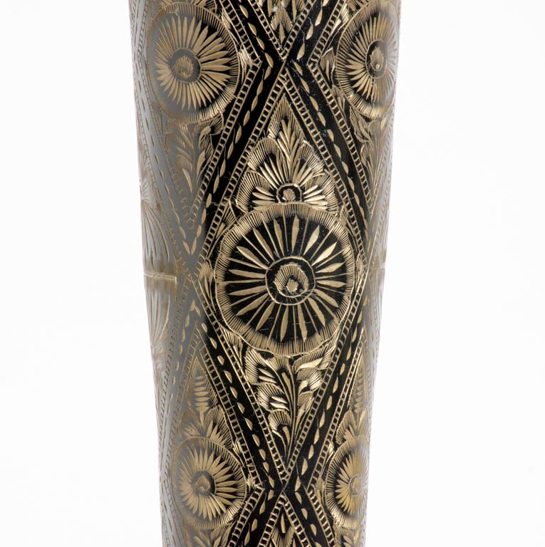 Etched Metal Table Lamp - 3