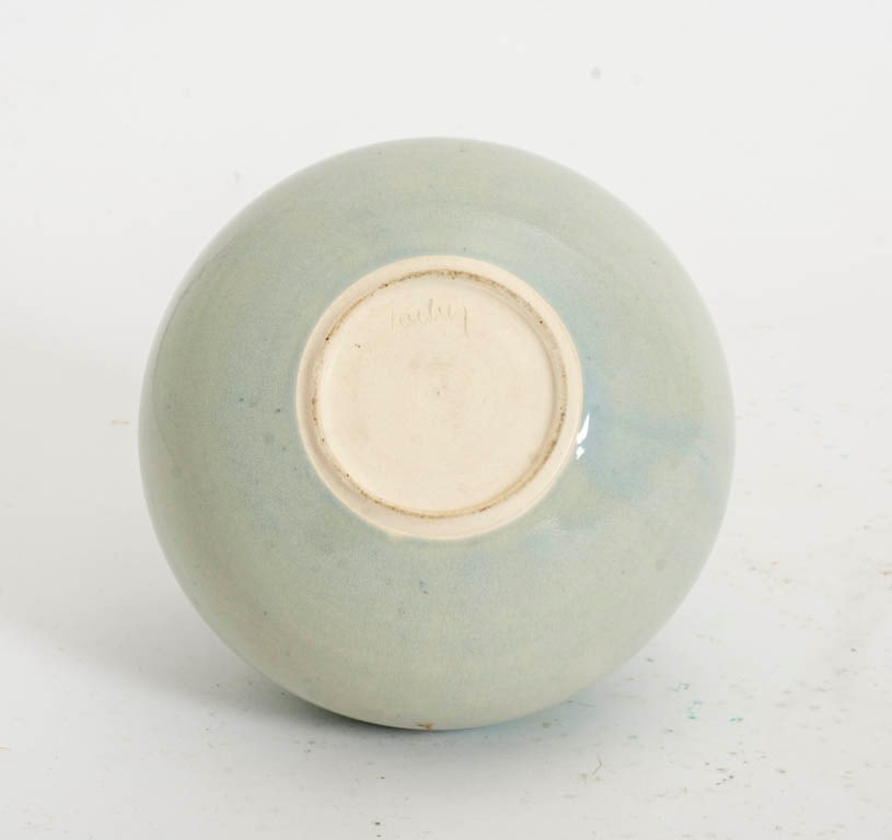 Glazed Ceramic Round Vase - 4