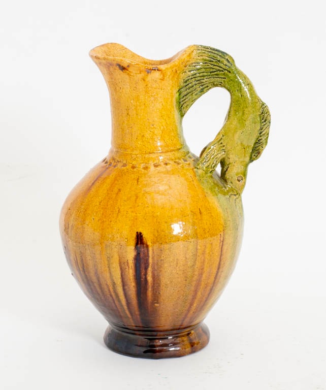 Ceramic Fish Handled Pitcher - 5