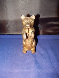 Cast Iron Still Bank Begging Bear    A C Williams (1 of 4)