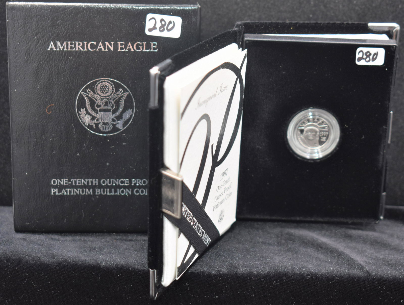 1997 PROOF PLATINUM 1/10 OZ COIN (1 of 2)