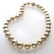 18K, diamond and golden South Sea pearl necklace