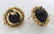 Pair 18K gold, ruby, emerald and sapphire earrings - 2
