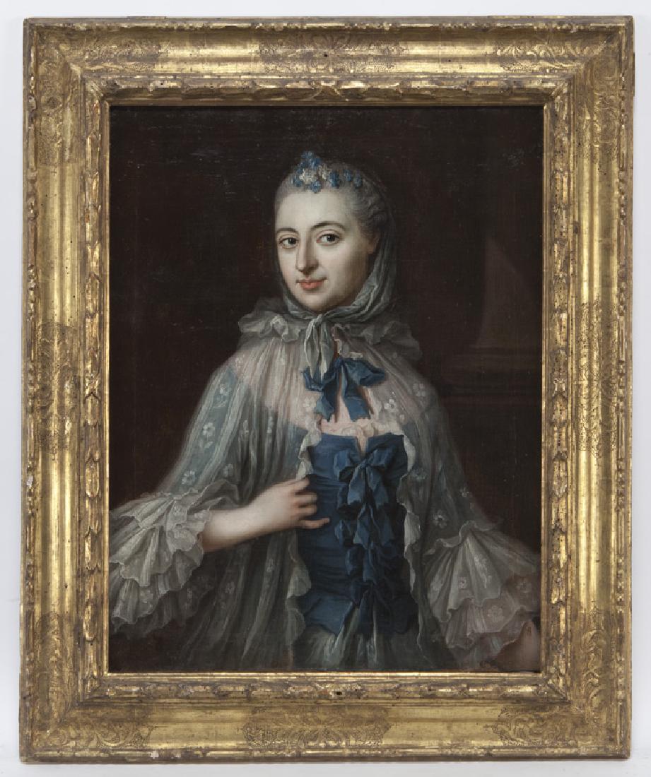 18th C. British School oil on canvas, Portrait of (1 of 5)