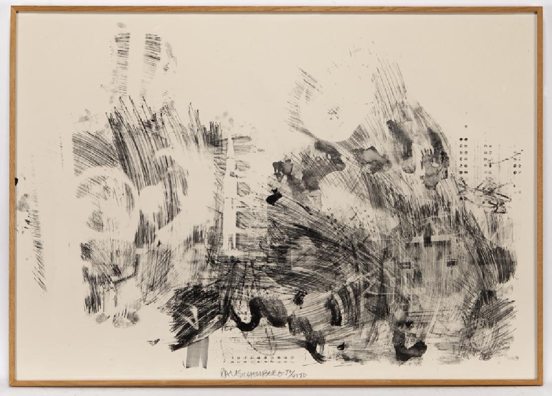 Robert Rauschenberg "Air Pocket (from the Stoned: Robert Rauschenberg "Air Pocket (from the Stoned Moon Series)" lithograph, 1970. Signed numbered, and dated lower center, "Rauschenberg 32/47 70" followed by blindstamp of publisher, Gemini G.E.L., Lo