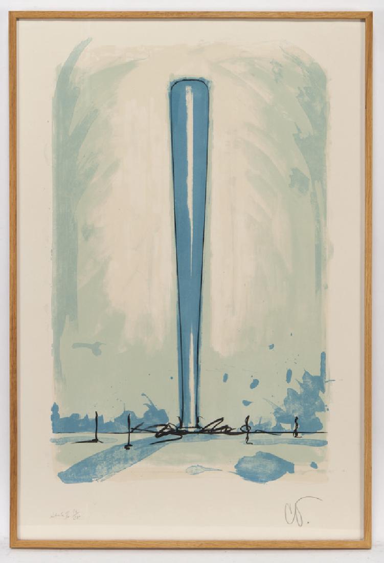 Claes Oldenburg "Bat Spinning at the Speed of (1 of 7)