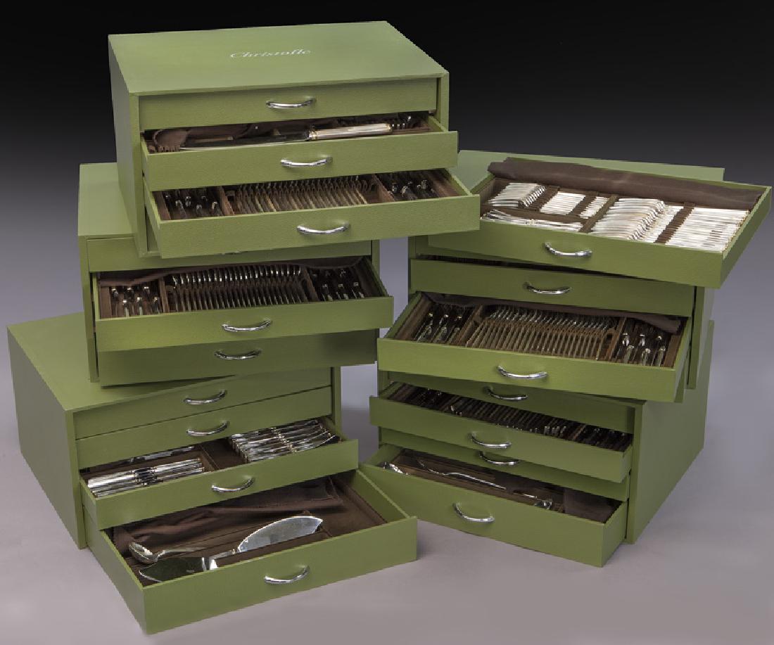 652 Pcs. Christofle Triade Gold silverplate (1 of 9)