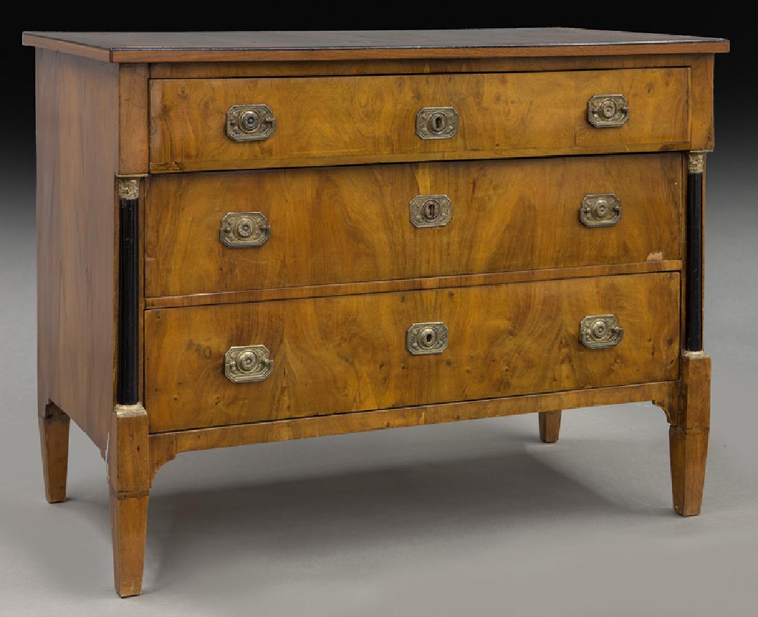 Regency style chest of drawers in mixed wood, (1 of 9)