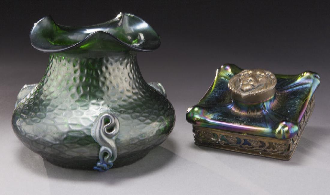 2 Pcs. Loetz art glass (1 of 10)