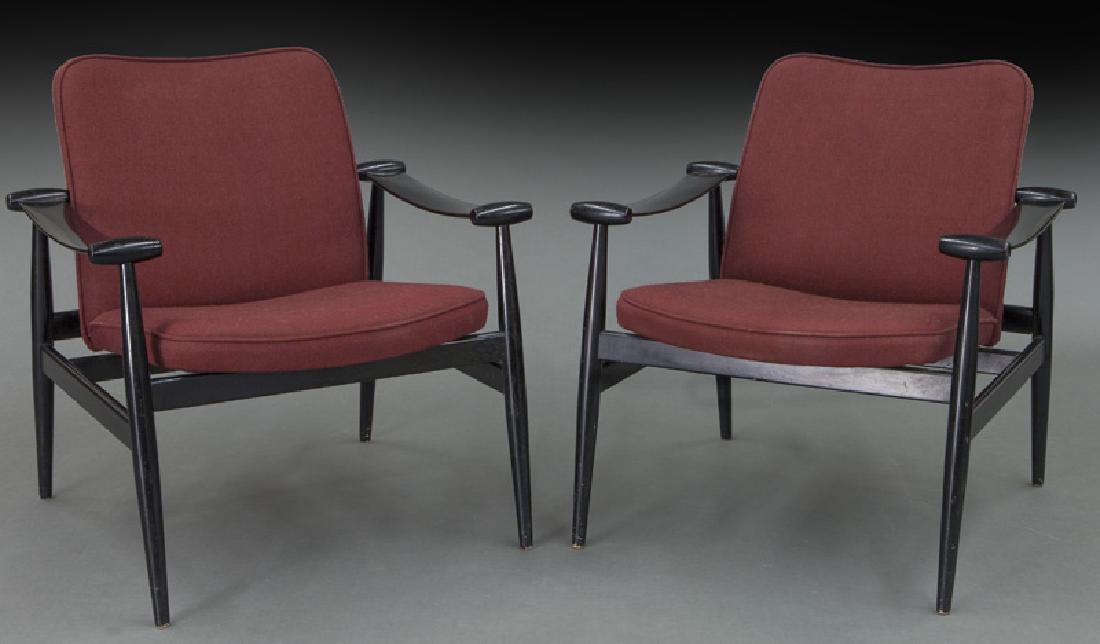 Pr. Finn Juhl for France & Son lounge chairs (1 of 10)