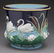 English Victorian majolica jardiniere - 4