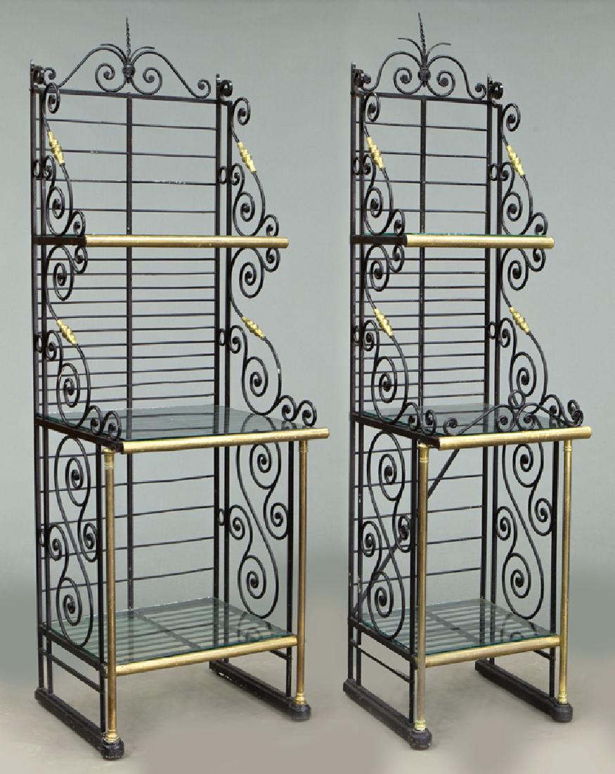 (2) Brass and iron baker's racks, (1 of 11)