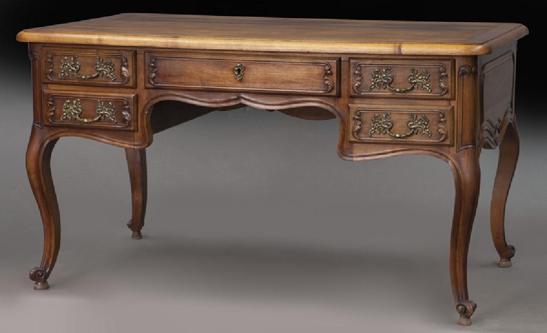 Louis XV style walnut ladies writing desk, (1 of 8)