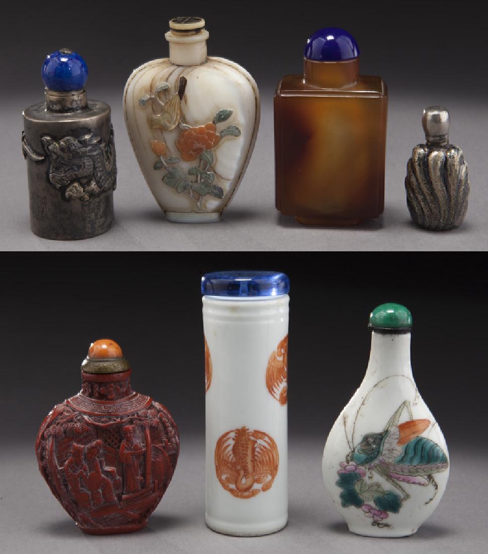 (7) Chinese snuff bottles, (1 of 9)