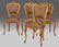 162: 5 Pcs. French provincial walnut table and chairs - 4