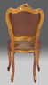 162: 5 Pcs. French provincial walnut table and chairs - 5