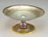 413: L.C. Tiffany Favrile iridescent footed compote