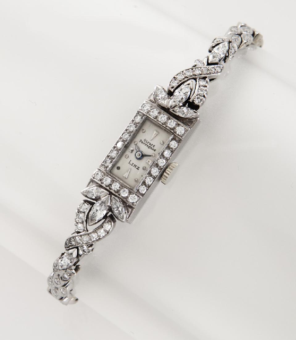 Girard Perregaux plat/14K gold & diamond bracelet (1 of 4)