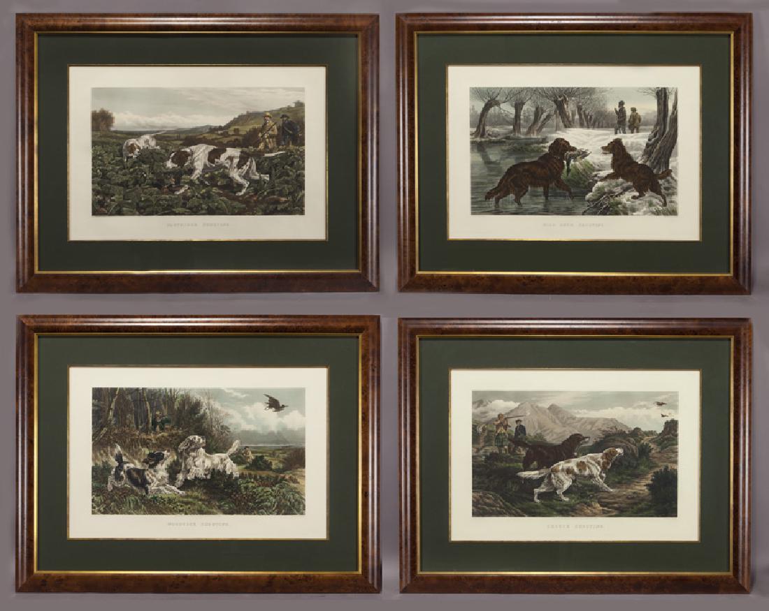 (4) After Basil Bradley color engravings, created (1 of 10)