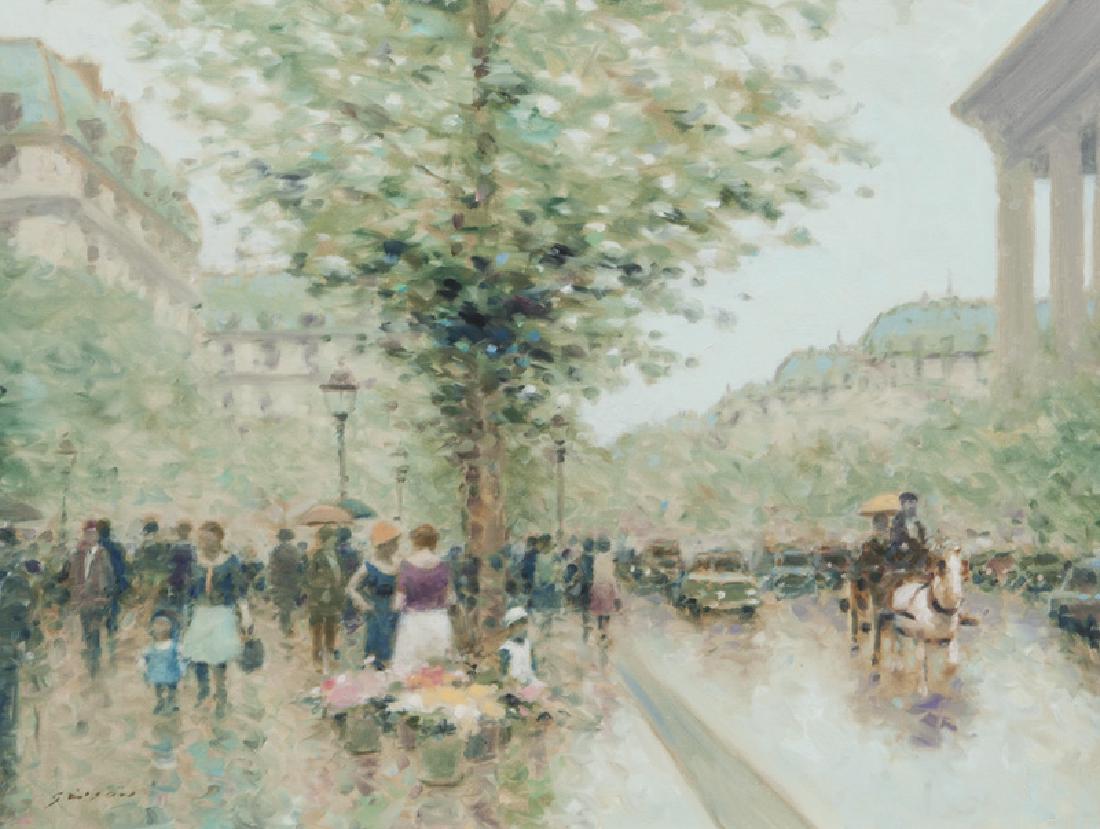 André Gisson "The Madeleine" oil on canvas. (1 of 6)