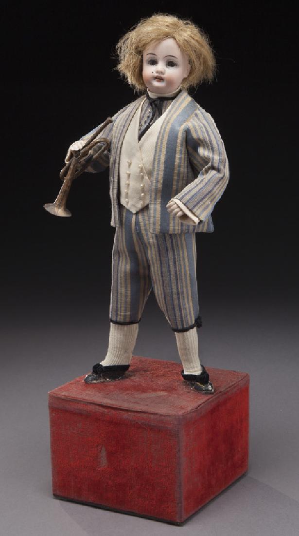 German automaton figure of a trumpet player, (1 of 7)