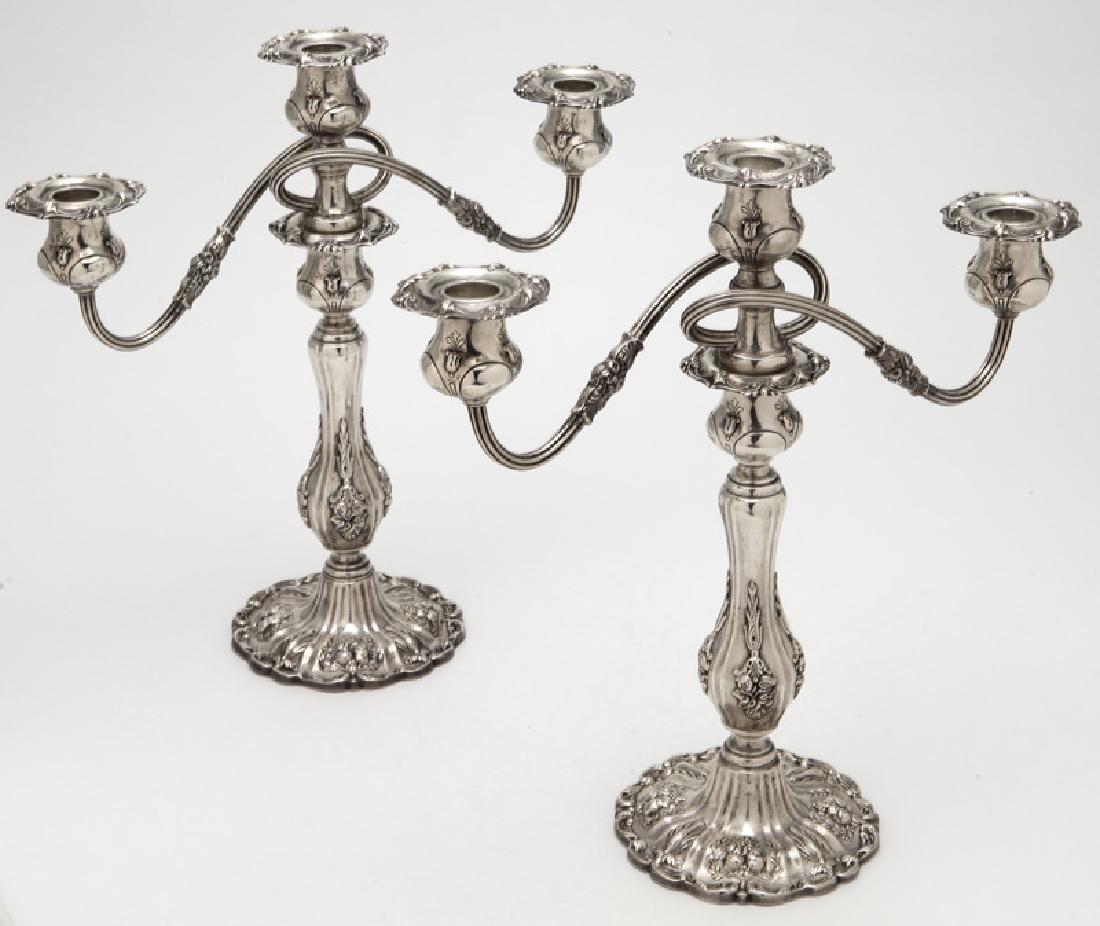 Pr. Francis I sterling silver 3-light candelabra (1 of 7)