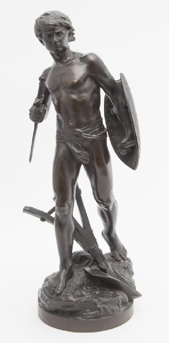 Mathurin Moreau bronze "Warrior", (1 of 9)
