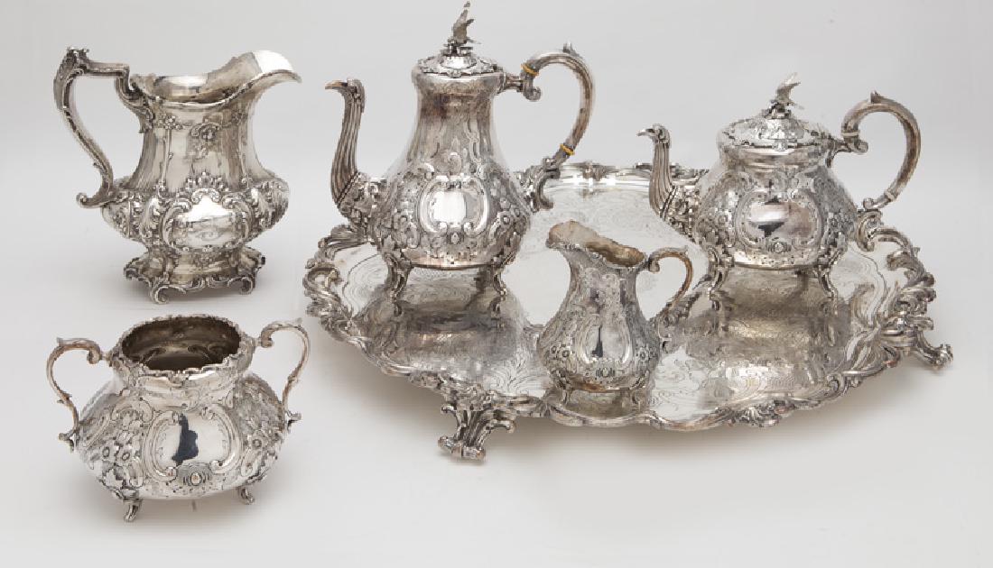 4 Pc. silverplate tea and coffee service, (1 of 12)