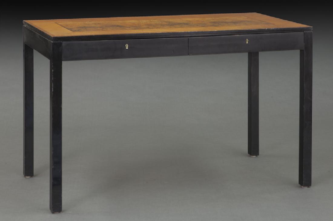 Swedish mid-century two drawer desk (1 of 8)