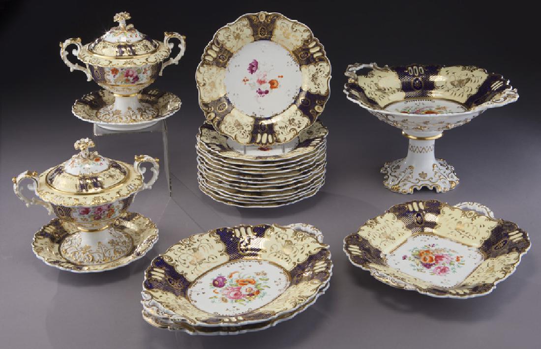 19 Pc. porcelain partial dinner service (1 of 10)