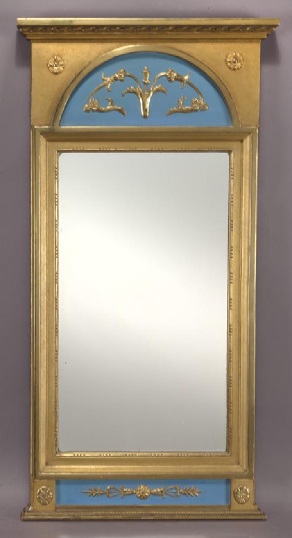 Swedish Empire style gilt framed mirror (1 of 6)