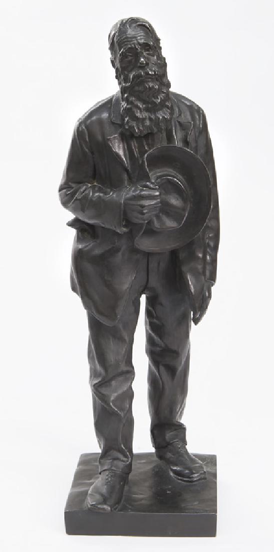 Anton van Wouw "Leemans, the Postman" bronze with (1 of 8)