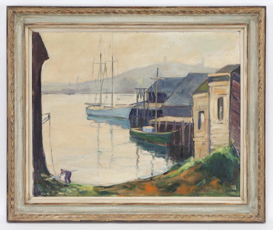 Janet Stockton Taylor "Cape Ann View" oil on (1 of 4)