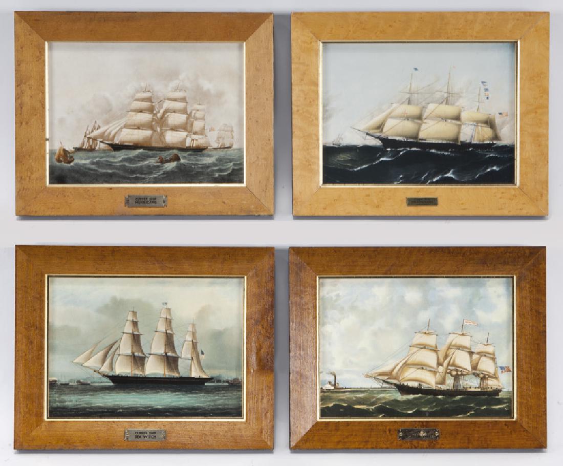 (4) Wedgwood Clipper Ship Plaques, England, (1 of 13)