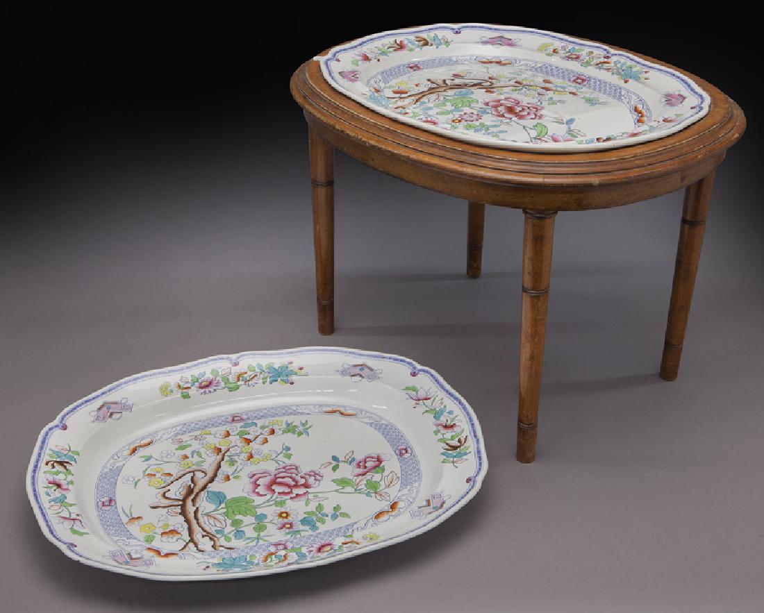 (2) English Ironstone platters (1 of 7)