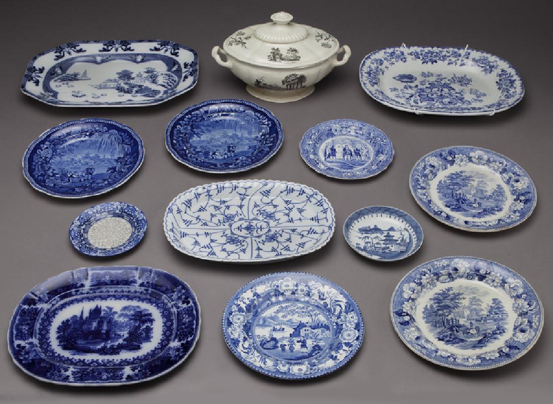 (13) Assorted porcelain serving pieces, (1 of 11)