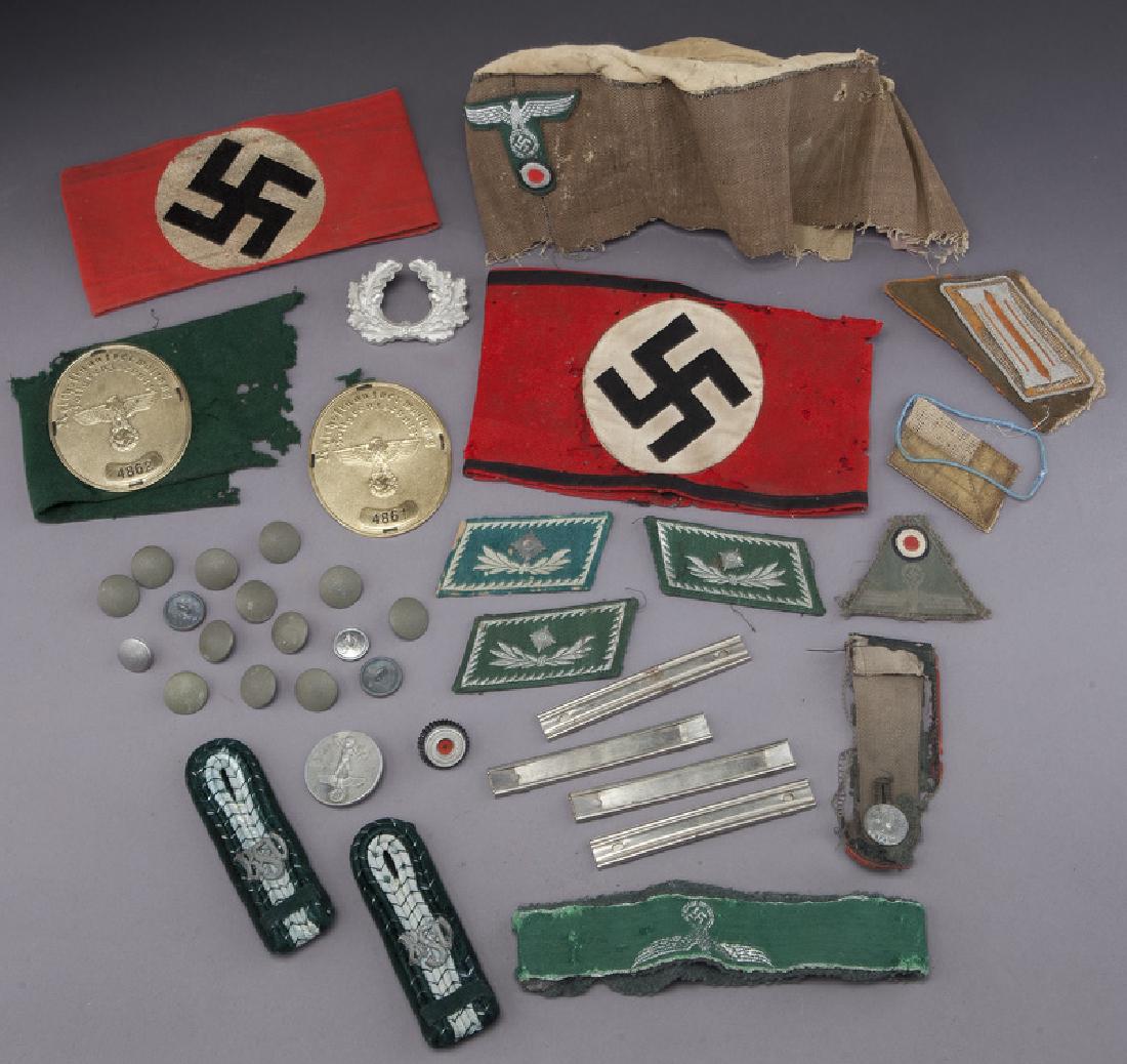 Group of WWII German insignia, (1 of 3)