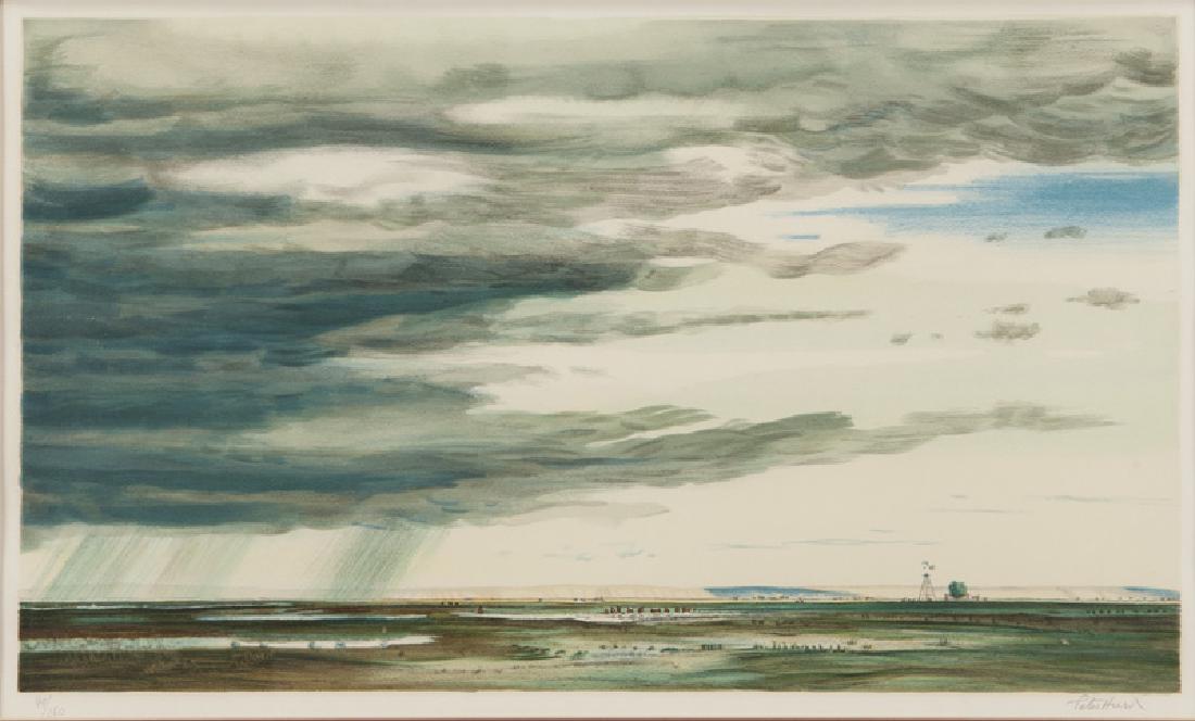 Peter Hurd "Shower on the Prairie" color (1 of 4)