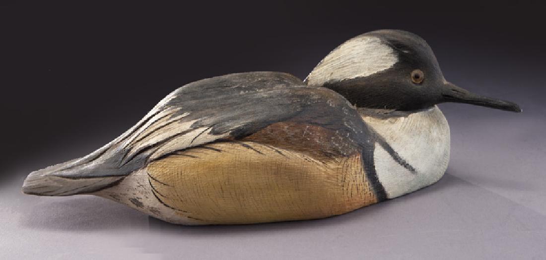 Harry Ross carved and painted duck decoy, (1 of 4)