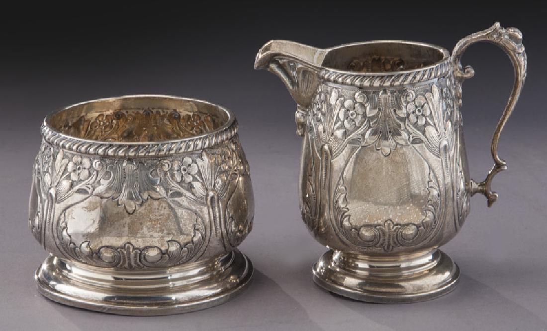 Sterling silver creamer and sugar (1 of 4)